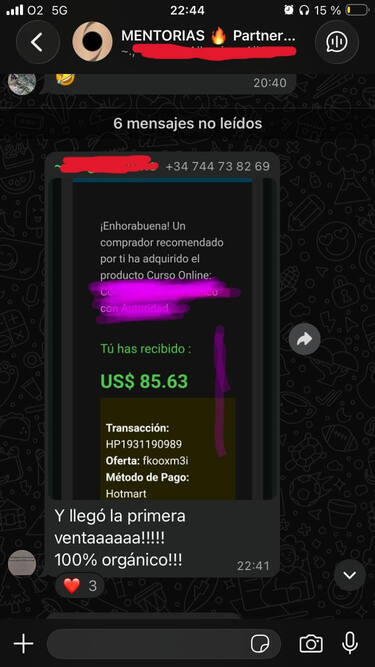 Ventas y testimonios reales alumnos Partner 360
