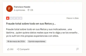 Malas opiniones Elite del Trading Pako Thawani