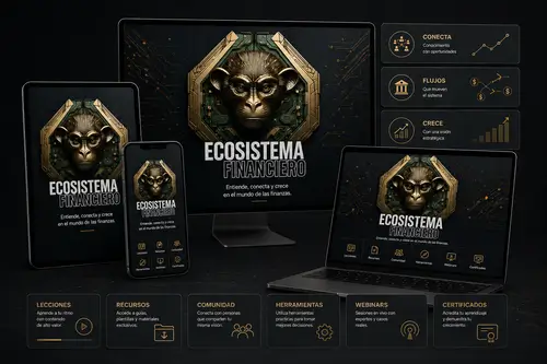 Mock up Ecosistema financiero. Todo lo que incluye.